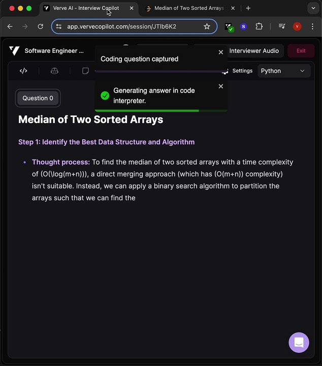 Verve AI | Coding Interview