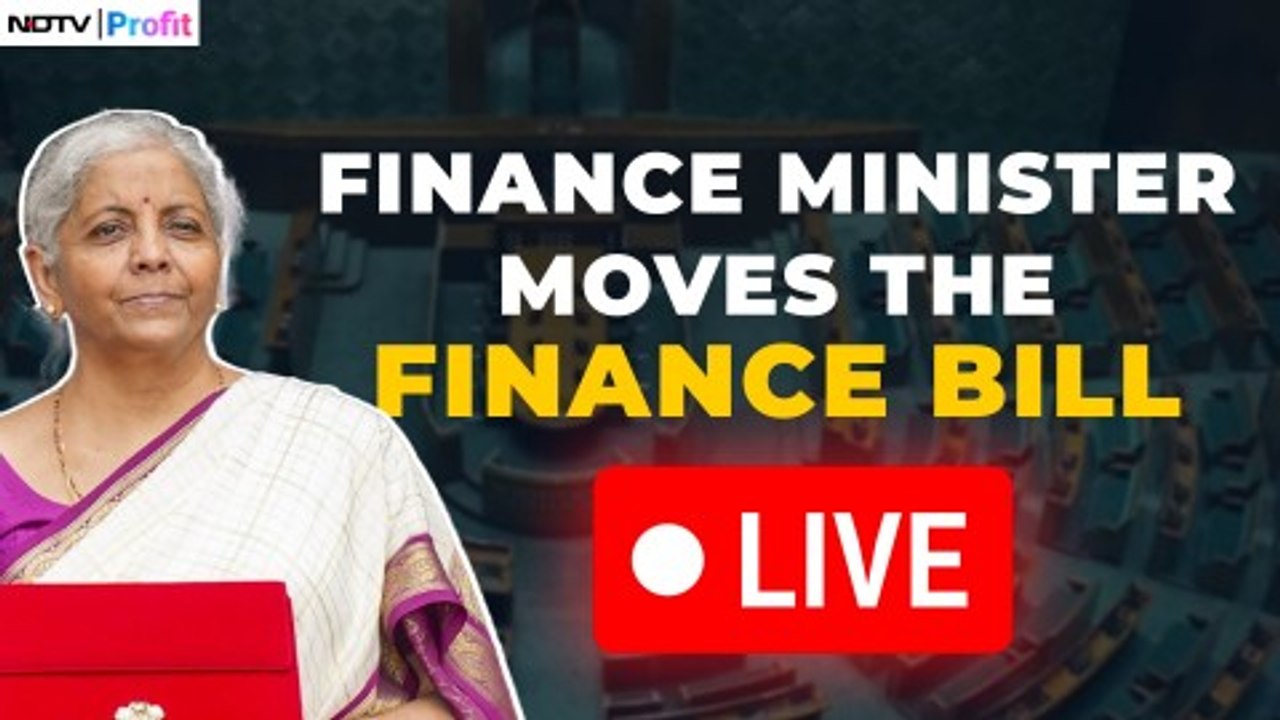 Finance Minister Moves The Finance Bill In Parliament