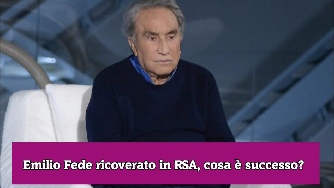 Emilio Fede ricoverato in RSA, cosa è successo