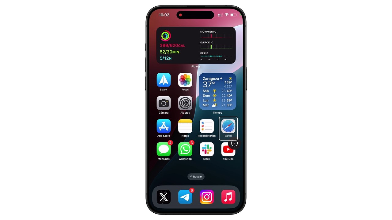 seguimiento ocular iOS 18