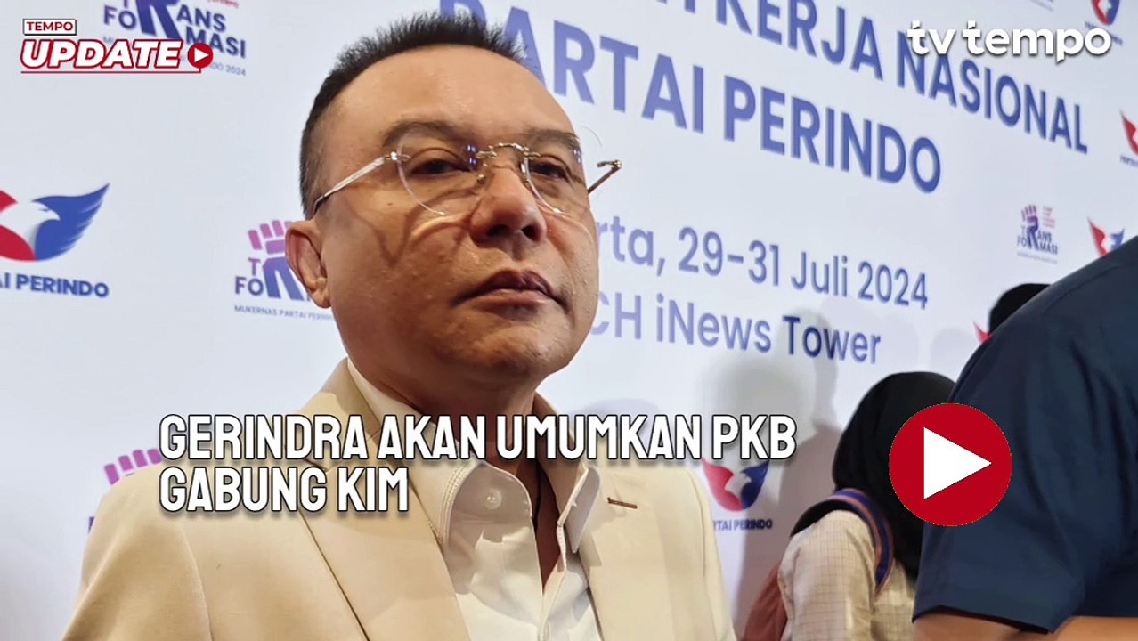Sufmi Dasco Sebut Gerindra akan Umumkan PKB Gabung dengan KIM