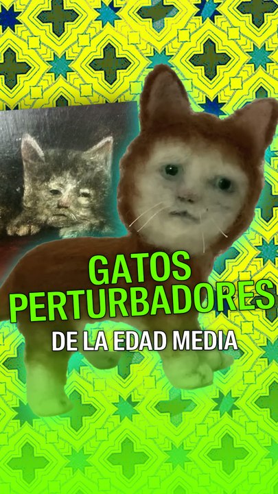 ConvirtiÓ extrañas pinturas de gatos en muñecos