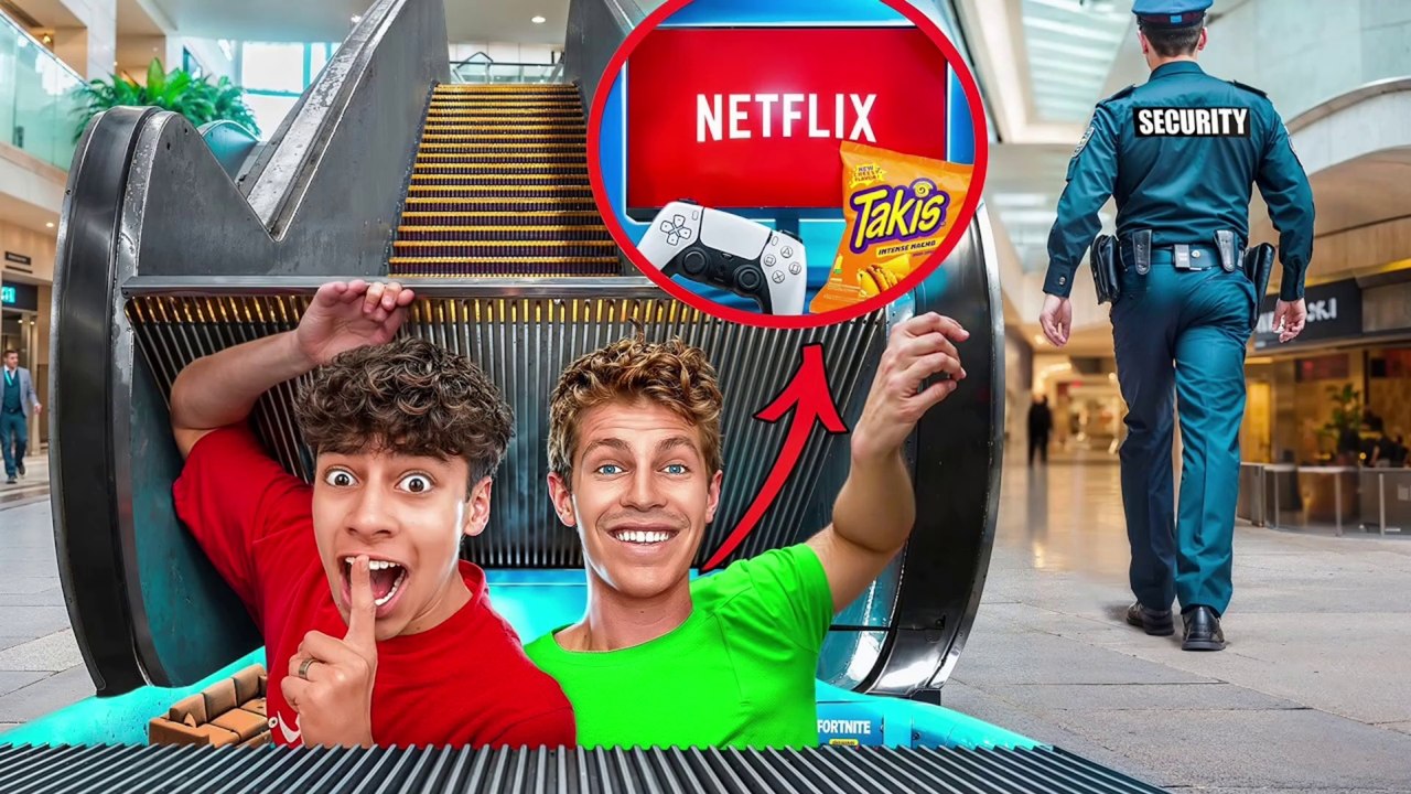 I Built a Secret Room in the MALL! Ft/ Ben Azelart