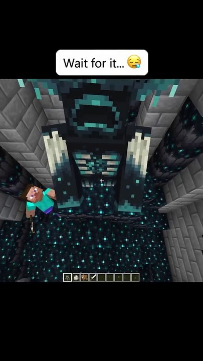 Minecraft Warden _ Do you remember ...#shorts #minecraft