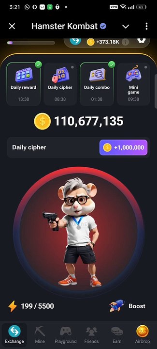 Hamster Kombat Daily Code 12 Aug 24