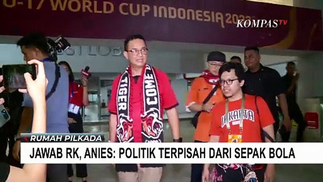 Ridwan Kamil Sebut akan Cinta Persija dan The Jak Kalau ke Jakarta, Begini Respons Anies