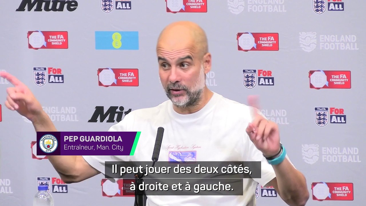 Guardiola : "Savinho ? Son impact est bon"