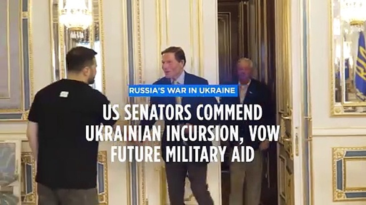 'Bold and brilliant': Bipartisan US delegation supports Kyiv's Kursk incursion