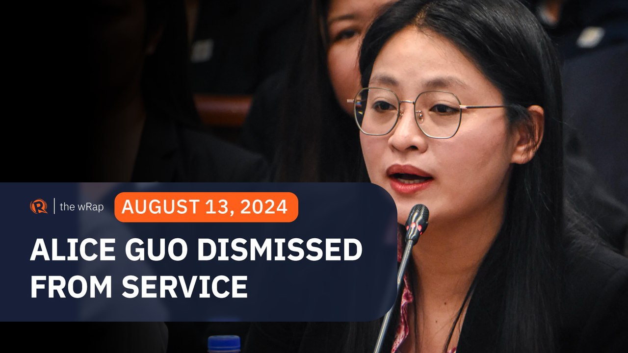 Ombudsman dismisses Mayor Alice Guo from service