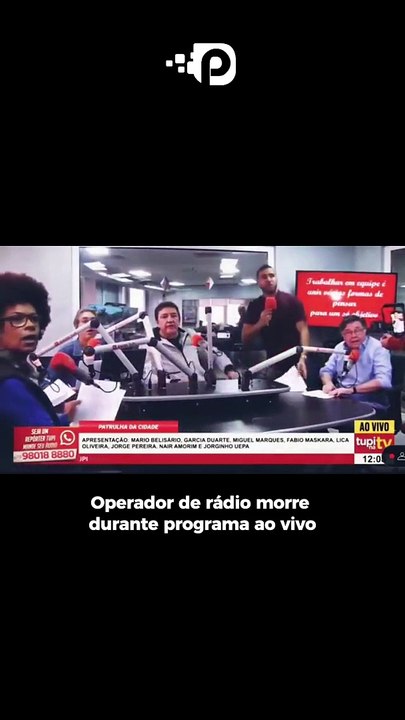 Operador de rádio morre durante programa ao vivo