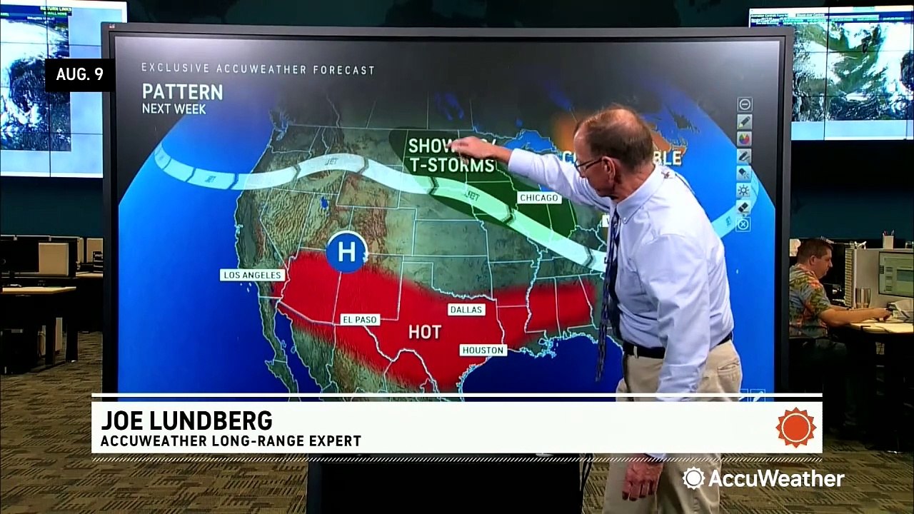 Your long-range forecast across the US for the rest of August