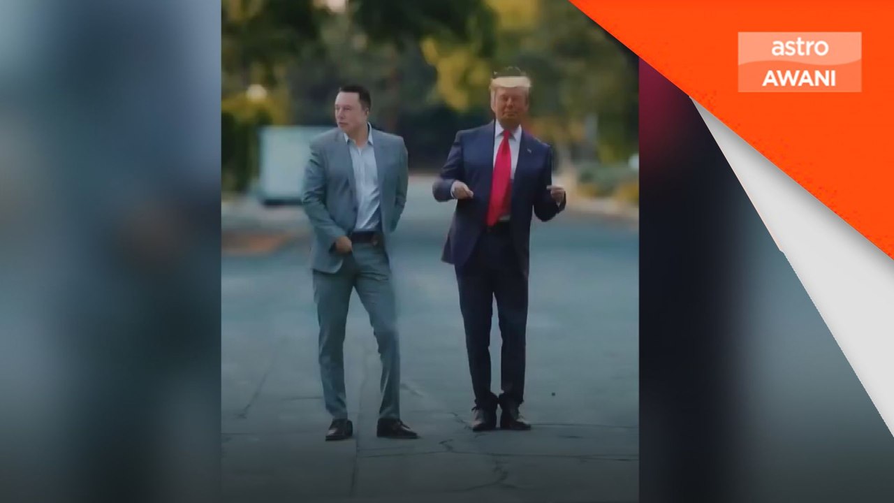 Trump dan Elon Musk 'berjoget'