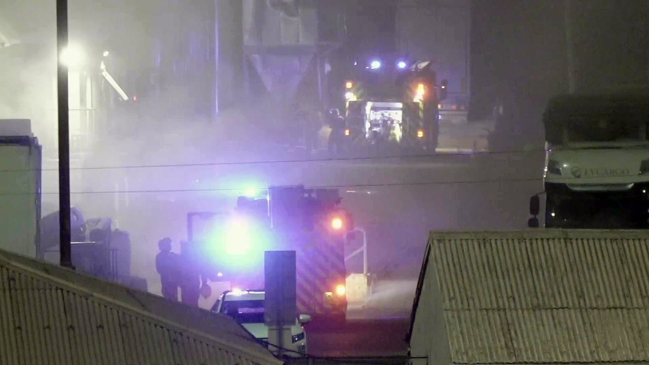 Emergency crews arrive at scene in Chatham Docks