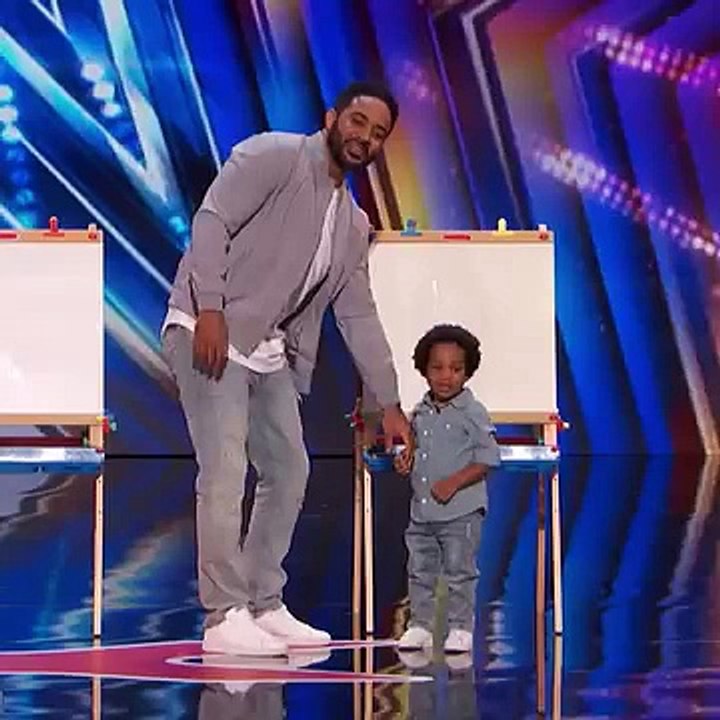 GENIUS 2 year - old baby dev is AGT,s youngster mathematic