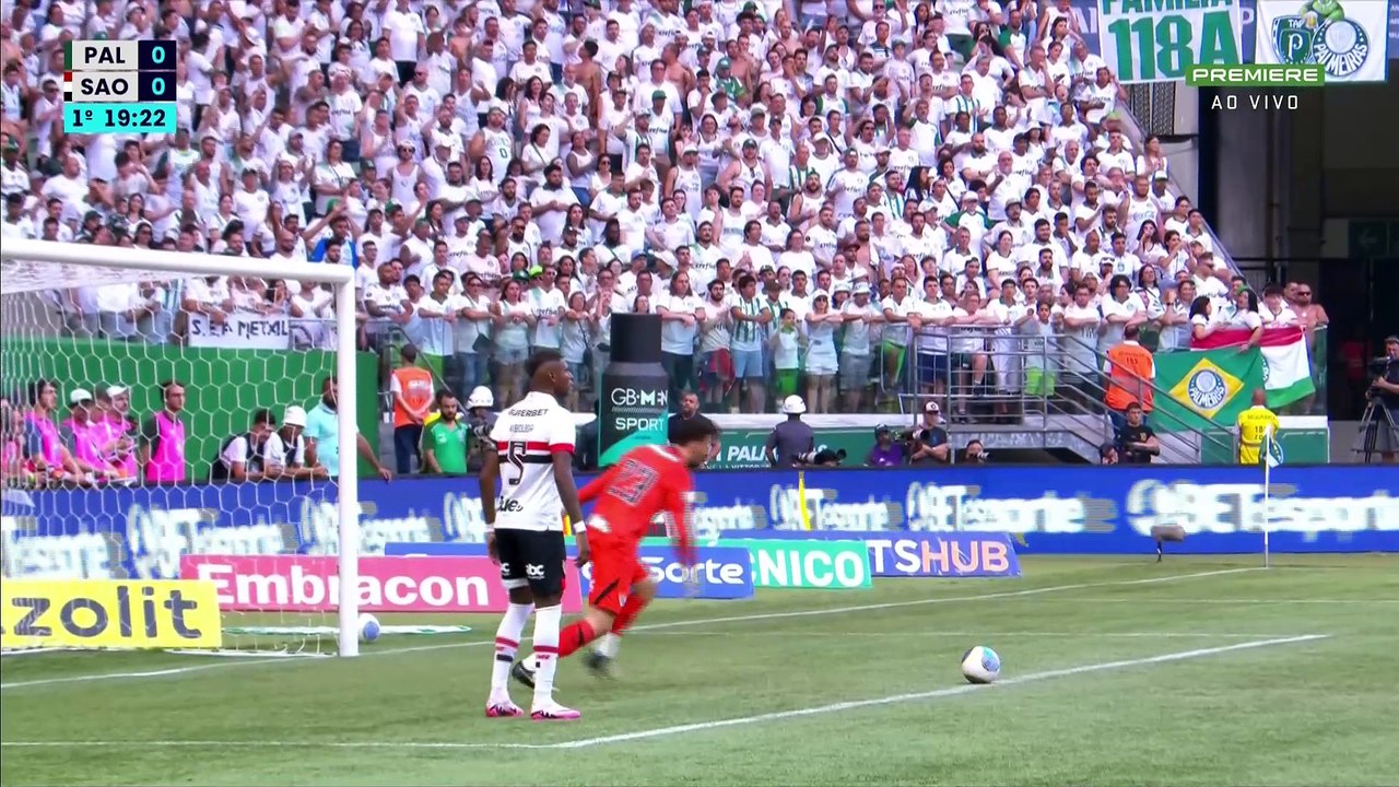 Palmeiras x São Paulo (Campeonato Brasileiro 2024 23ª rodada) 1° tempo