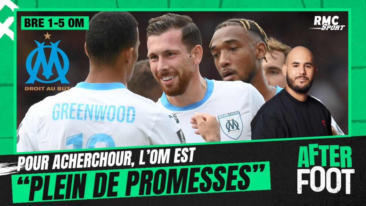 Brest 1-5 OM : Acherchour voit "un potentiel immense" à Marseille