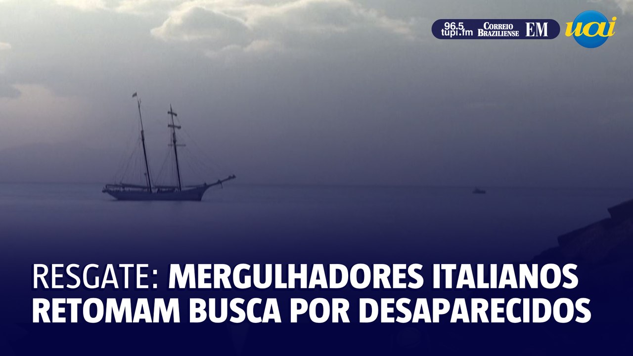 Iate de bilionário: resgates são retomados na Itália