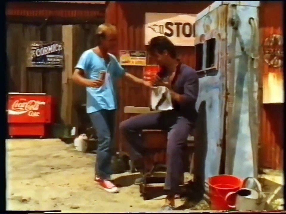 Where they started: Russell Crowe in 1987 Coca Cola ad