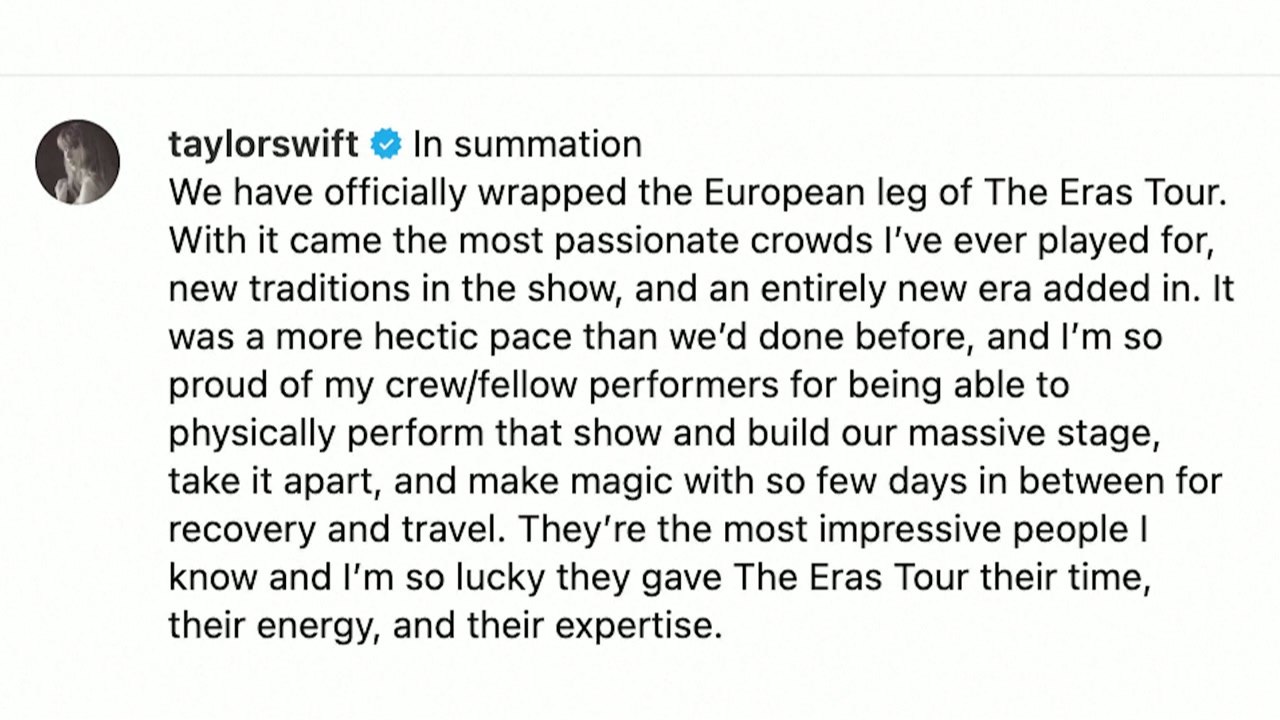 테일러 스위프트 "빈 공연 취소로 공포심·죄책감 느껴" / YTN