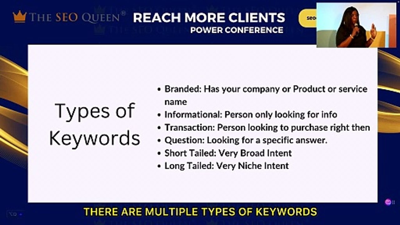 Types of Keywords