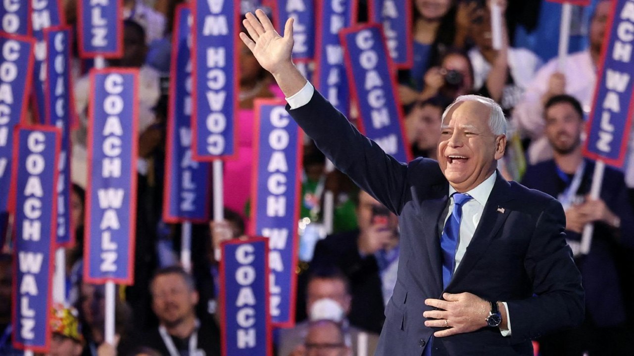 "Ehre meines Lebens": US-Demokrat Walz nimmt Nominierung an