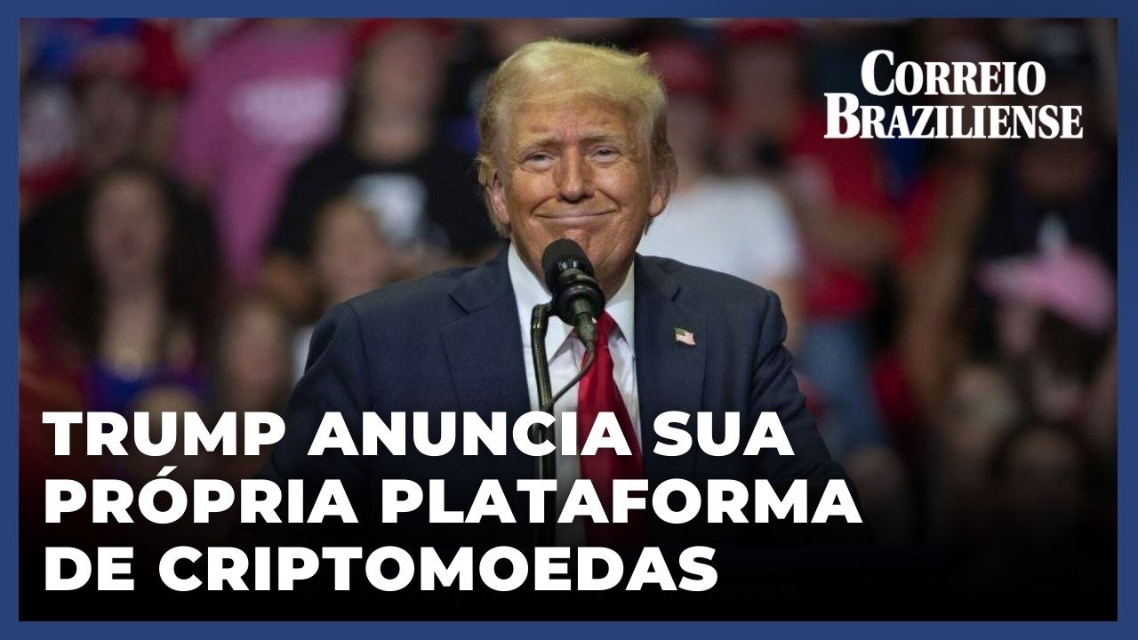 Trump anuncia lançamento de sua própria plataforma de criptomoedas