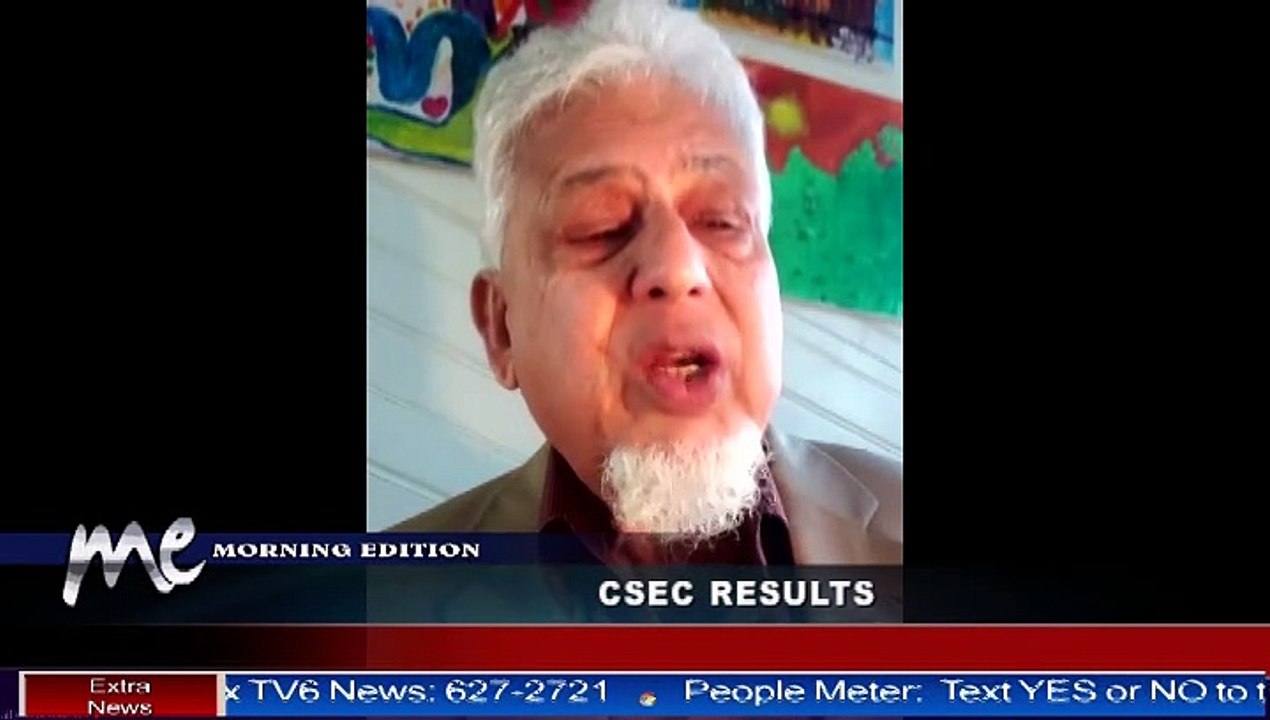 BHOE TEWARIE ON CSEC RESULTS
