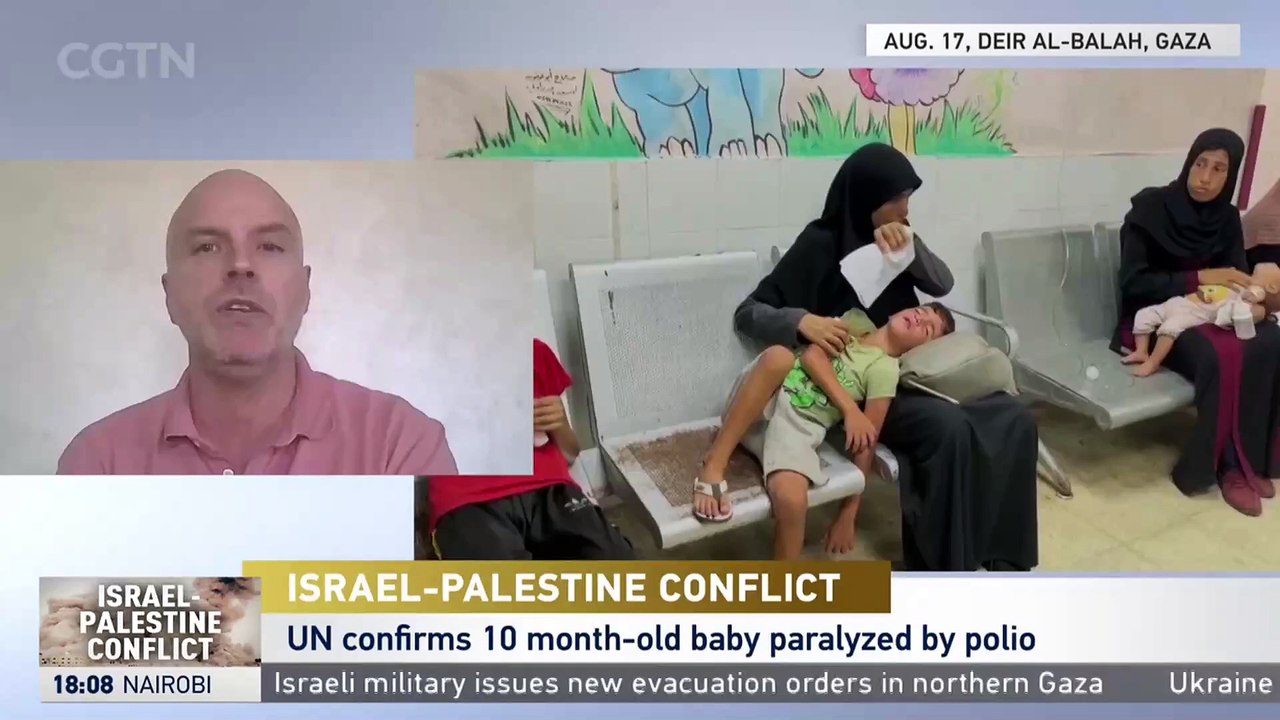 Constant bombardment hindering polio vaccinations in Gaza
