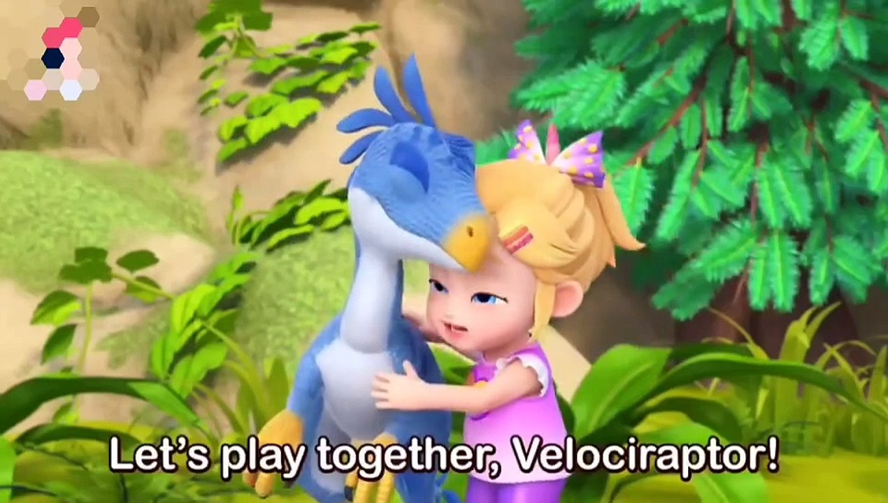 Kids And the Dino Cartoon