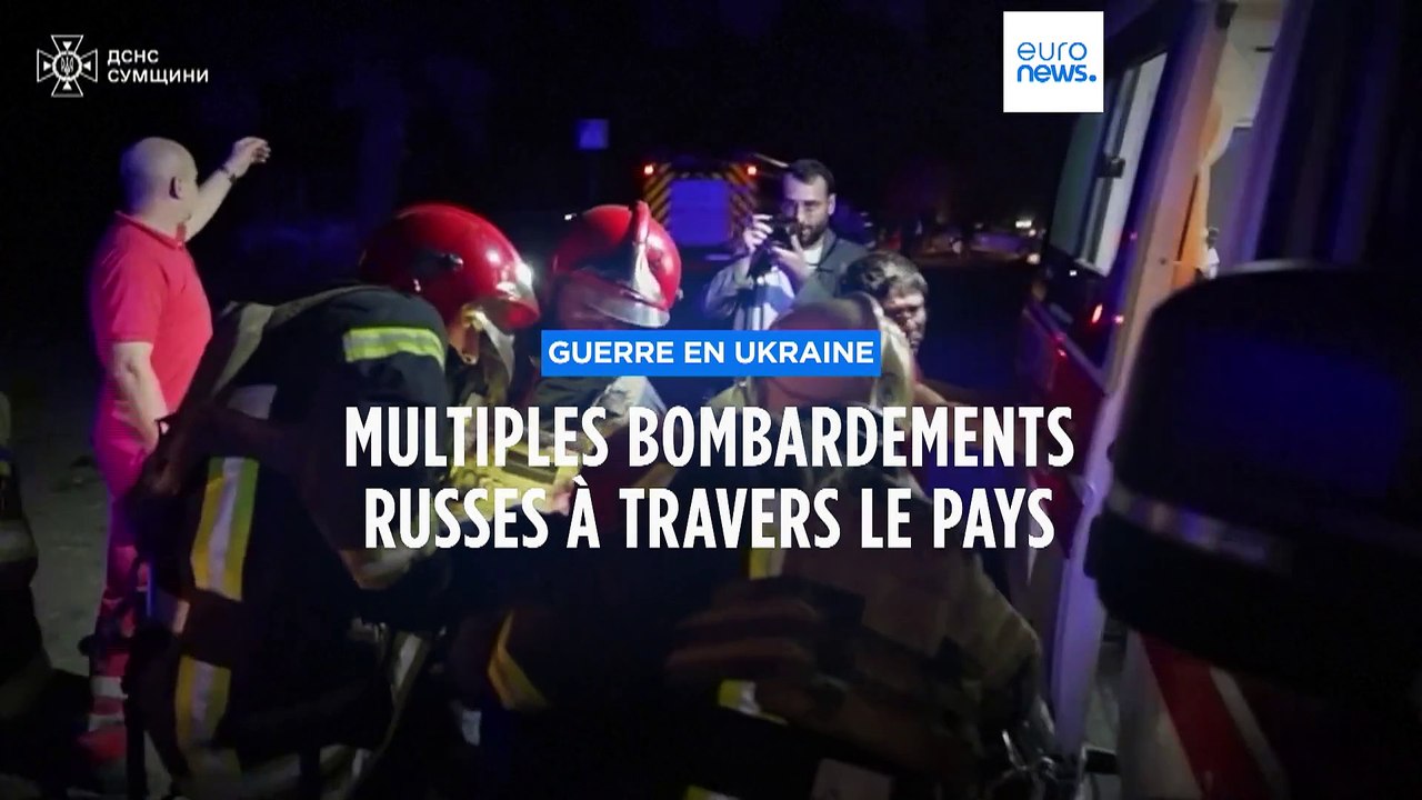 La Russie bombarde plusieurs régions d'Ukraine