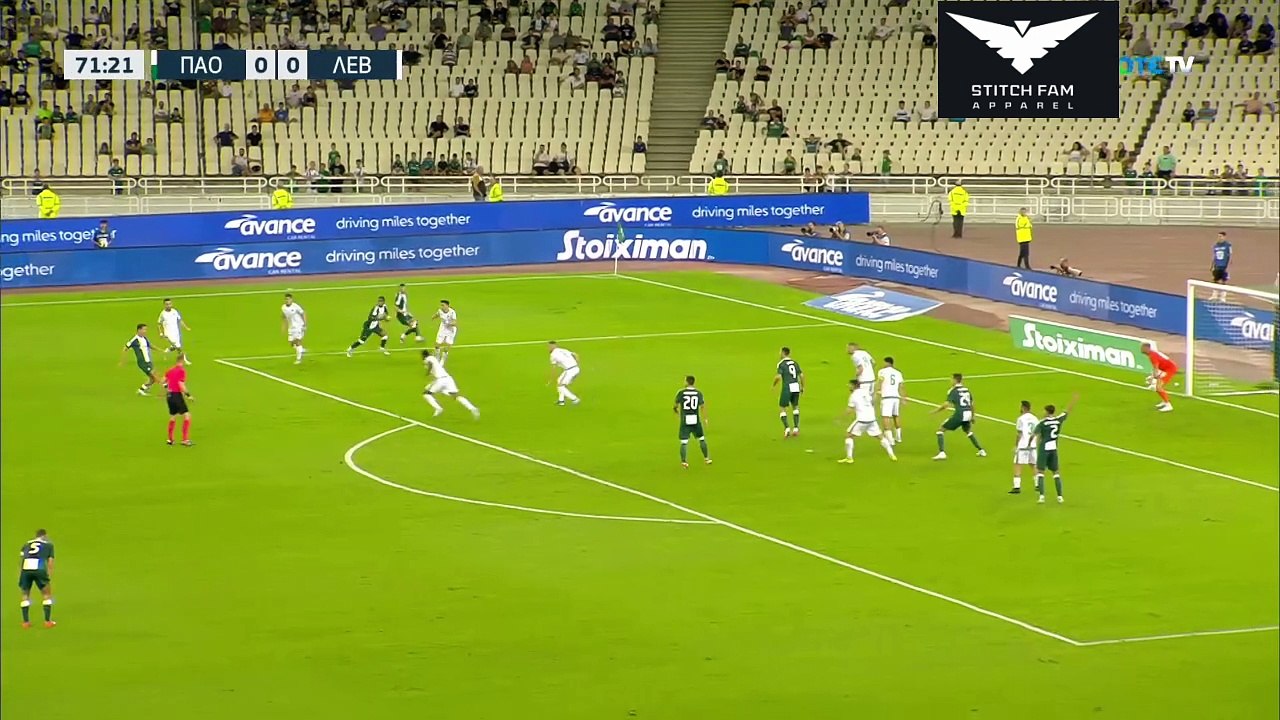 Panathinaikos Vs Levadiakos 1-0 Highlights And Goals Aug 25, 2024