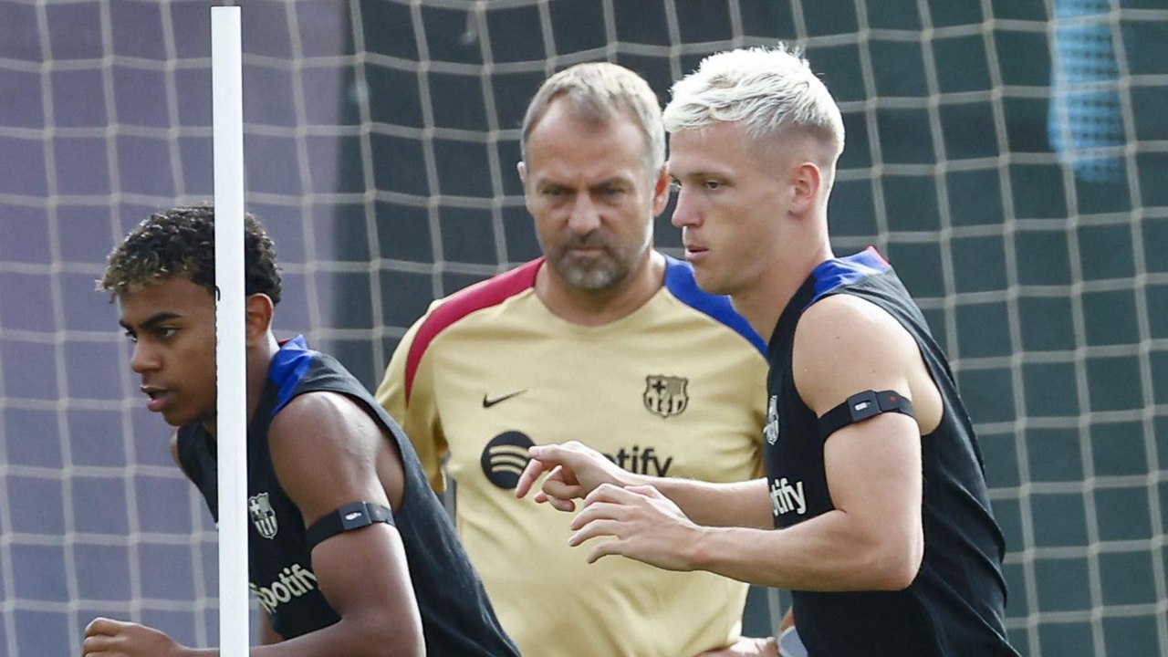 Hansi Flick on Dani Olmo's registration