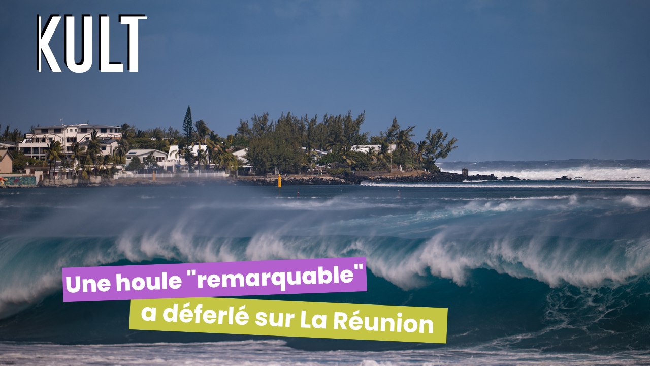 Une houle "remarquable" a déferlé sur La Réunion