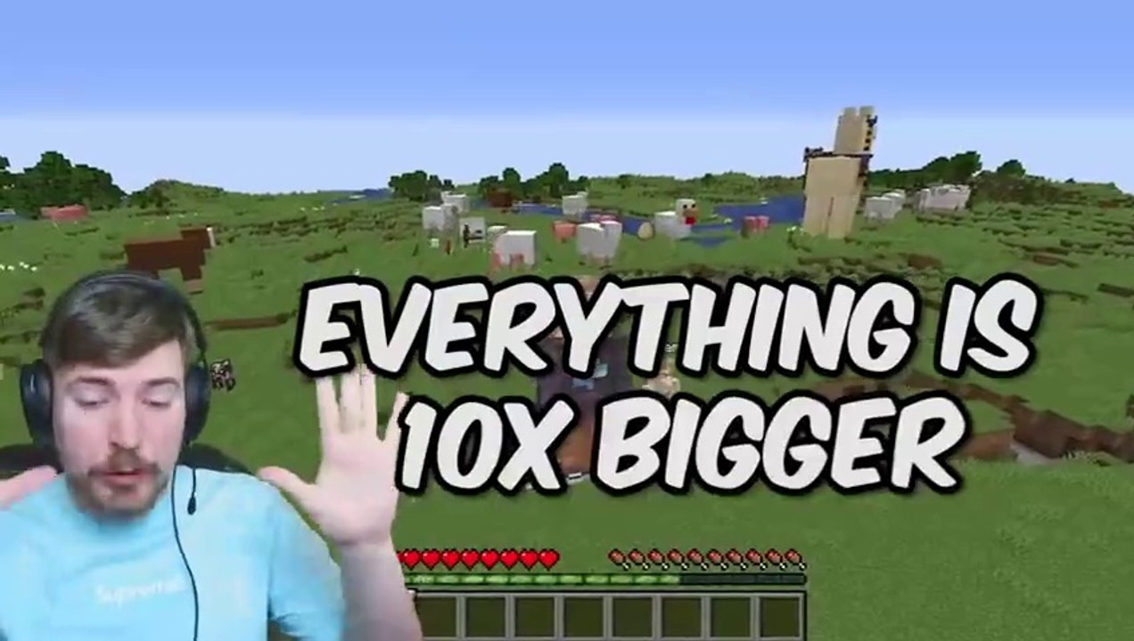 Minecraft But Everything is 10x Bigger!