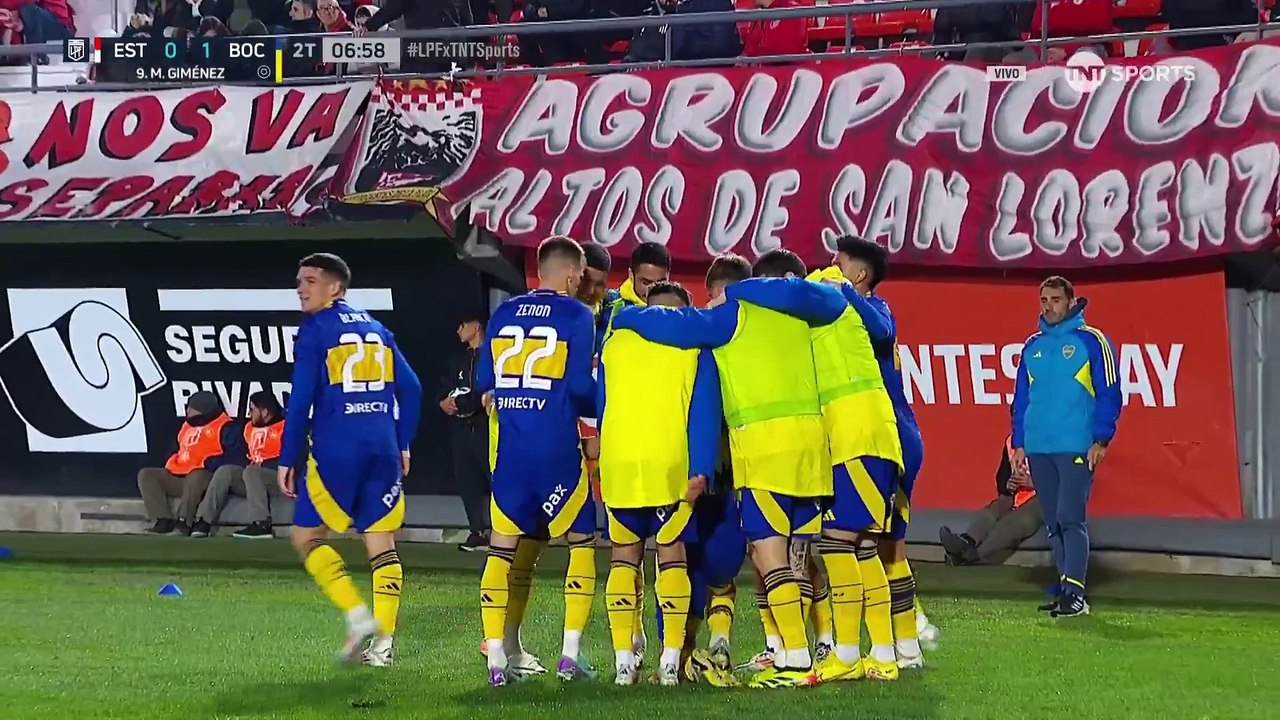 Boca derrota a Estudiantes 1-0 con gol de cabeza de Milton Giménez ⚽