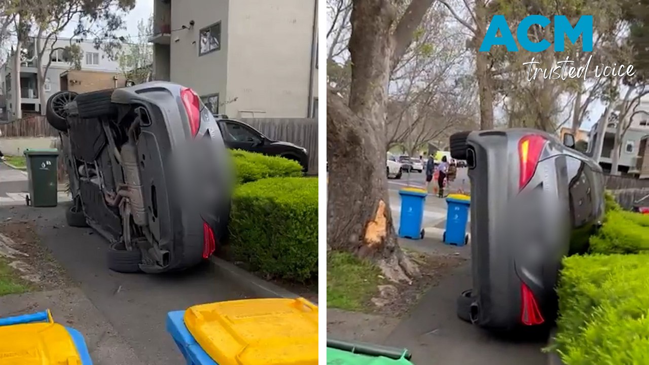 Carlton AFL coach performs citizen's arrest after dramatic car crash