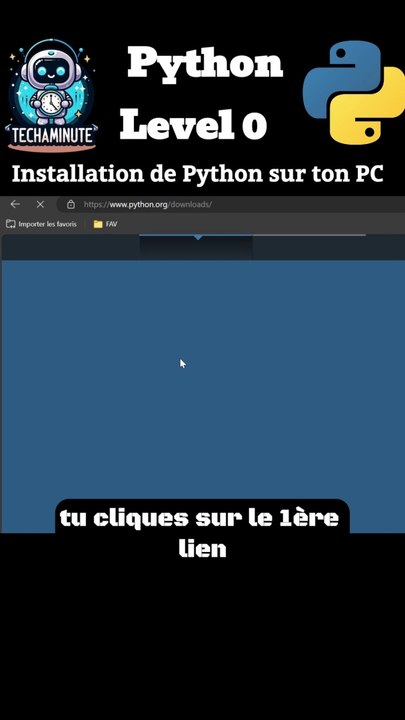 Apprendre à coder en python, installation de python
