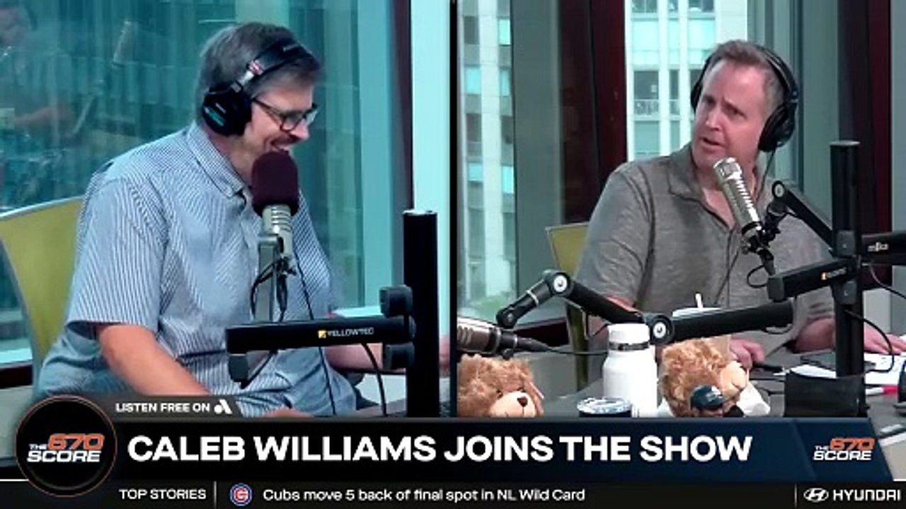 Caleb Williams explains why he's always smiling