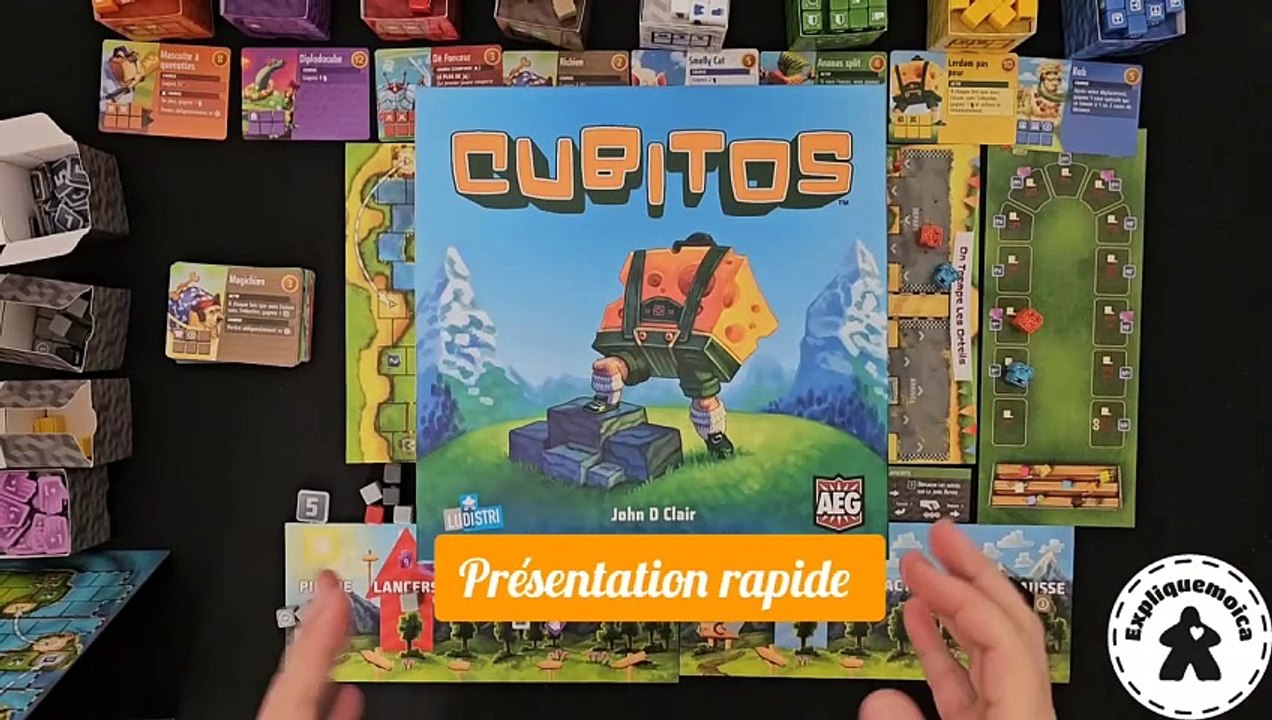 Présentation rapide de  CUBITOS  par #expliquemoica  #aeg #asmodee #ludistri