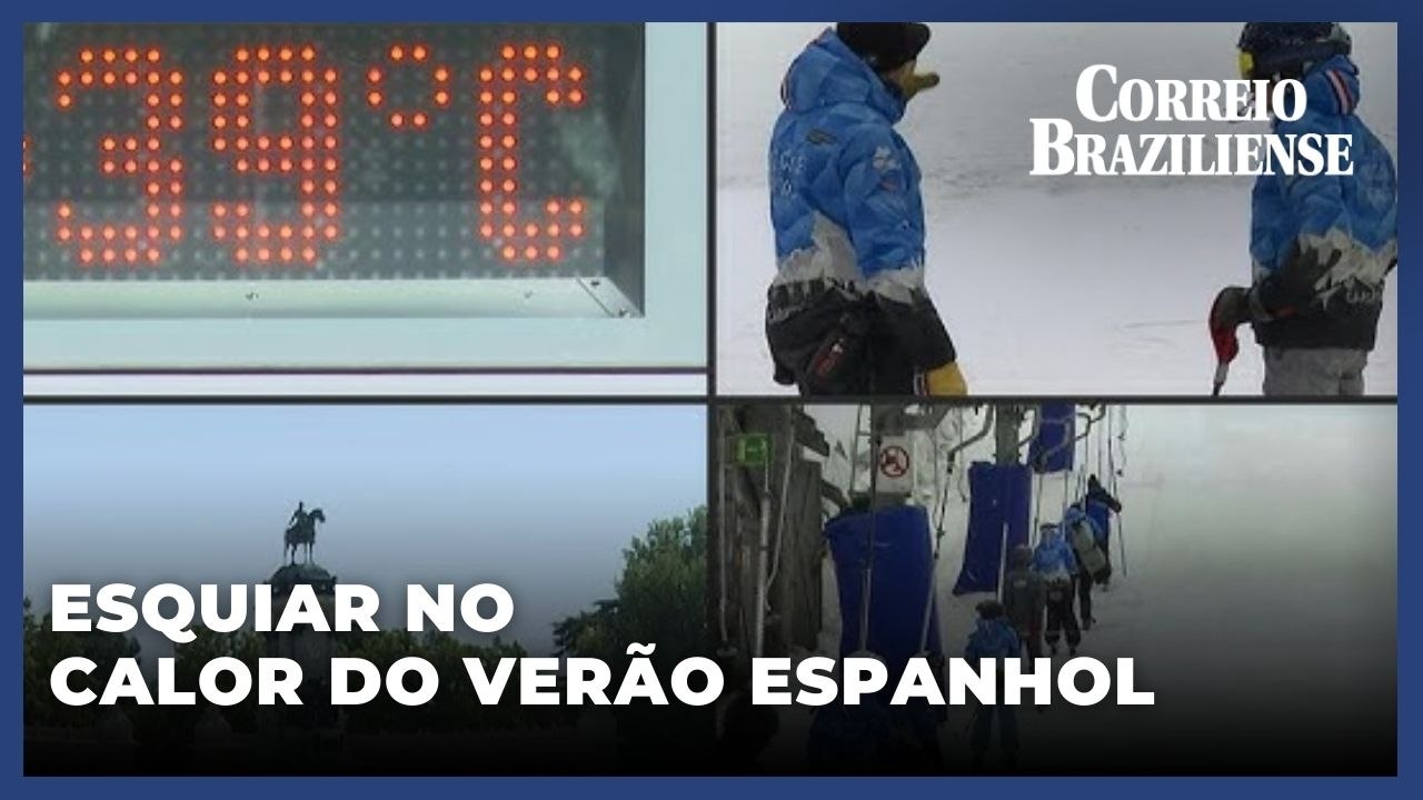 Esquiar no calor do verão espanhol
