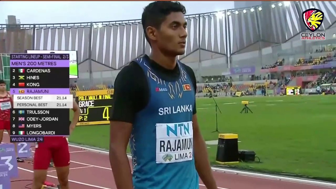 200m Mens Semi Finals 2 - World Junior 2024