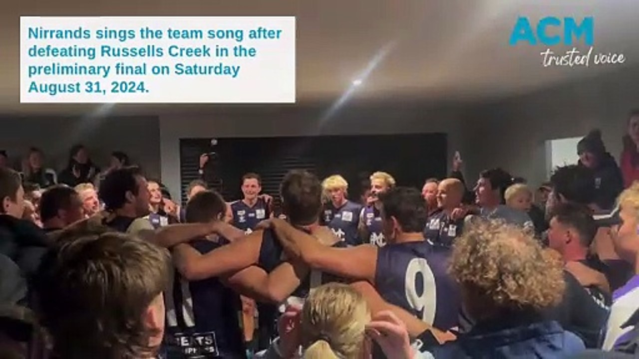 Watch: Nirranda signs the song after WDFNL preliminary final win