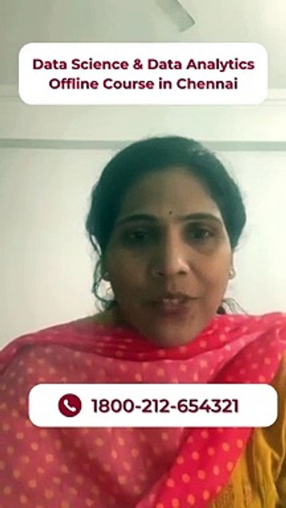 data science offline course in Chennai