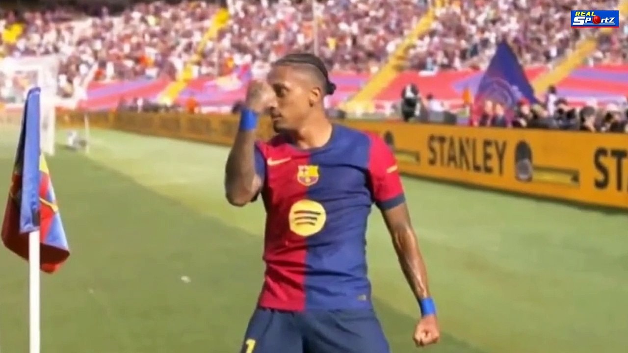 Raphinha Goal vs Real Valladolid | Lamine Yamal & Raphinha Dance | Barcelona vs Valladolid | LaLiga