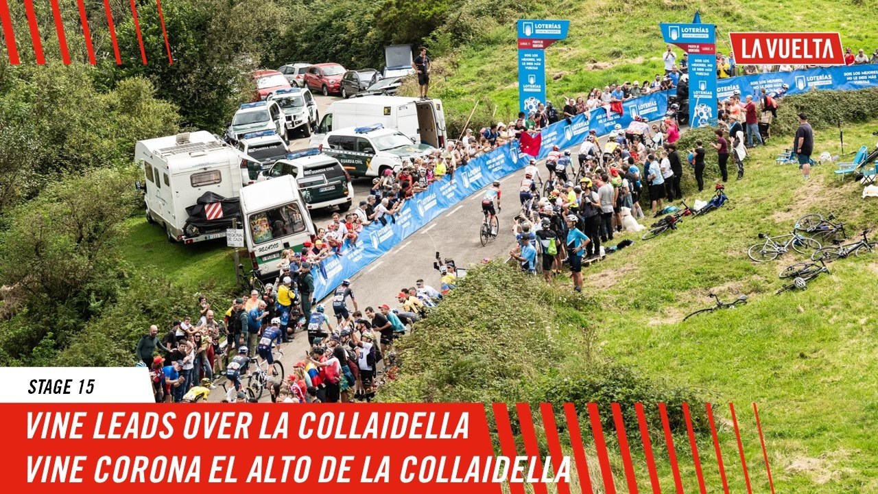 Vine leads over la Collaidella  - Stage 15 - La Vuelta 2024