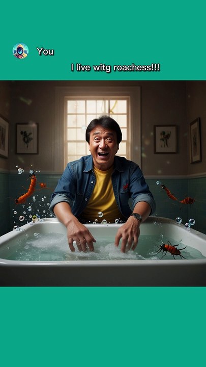 I Live With Roaches Jackie Chan (Ai Edition) #ai #chatgpt #aiart #aitamilar