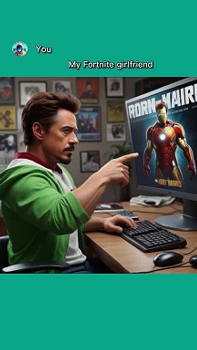 Blocking My Fortnite Girlfriend Tony Stark & Dwayne (Ai Edition) #ai #chatgpt #aiart #aitamilar