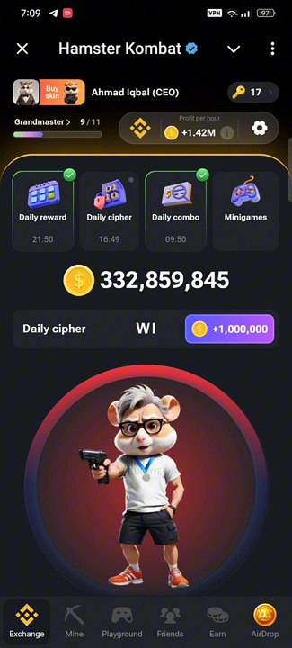 Hamster Kombat Daily Cipher Code 03 September 24 #cryptocurrency  #cryptogems #freecryptocurrency #airdrop rewards