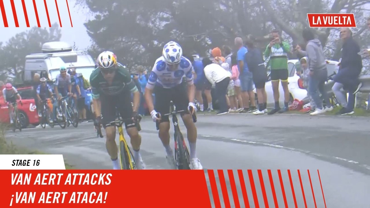Van Aert Attacks  - Stage 16 - La Vuelta 2024