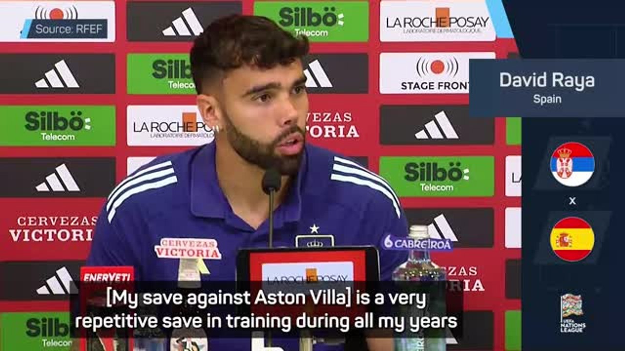 Raya explains miracle save against Aston Villa